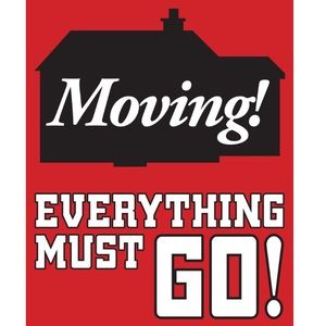 Everything must go!